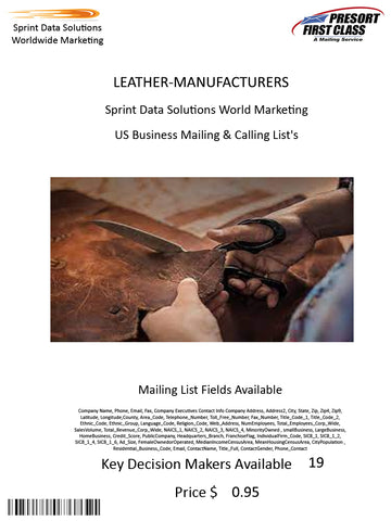 LEATHER-MANUFACTURERS