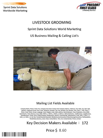 LIVESTOCK GROOMING