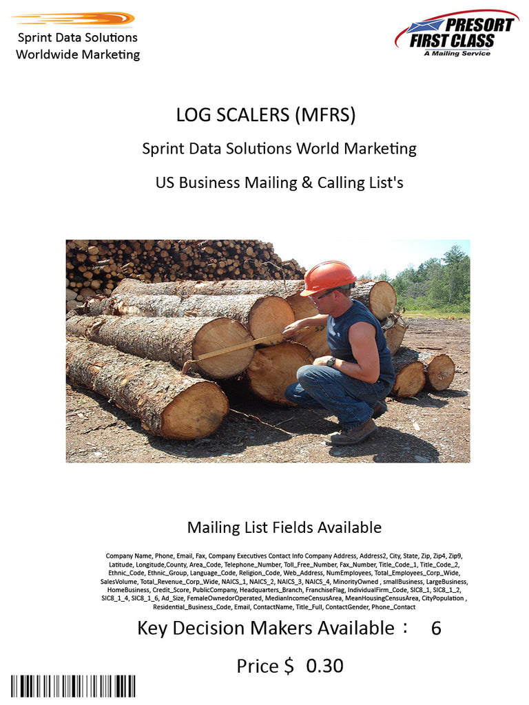 LOG SCALERS (MFRS)