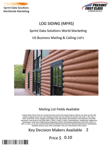 LOG SIDING (MFRS)