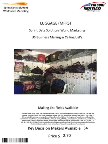 LUGGAGE (MFRS)