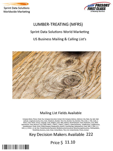 LUMBER-TREATING (MFRS)