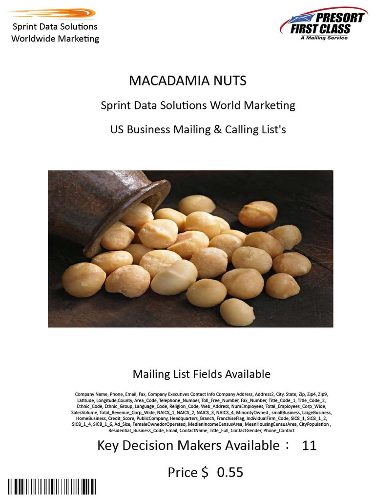 MACADAMIA NUTS