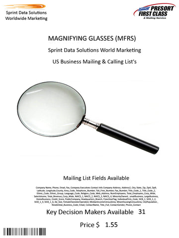 MAGNIFYING GLASSES (MFRS)