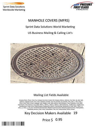 MANHOLE COVERS (MFRS)