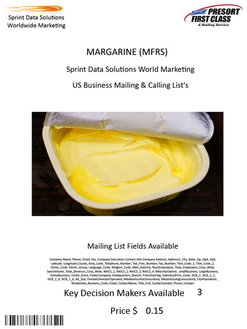 MARGARINE (MFRS)