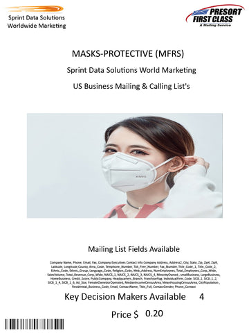 MASKS-PROTECTIVE (MFRS)