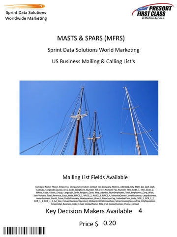 MASTS & SPARS (MFRS)