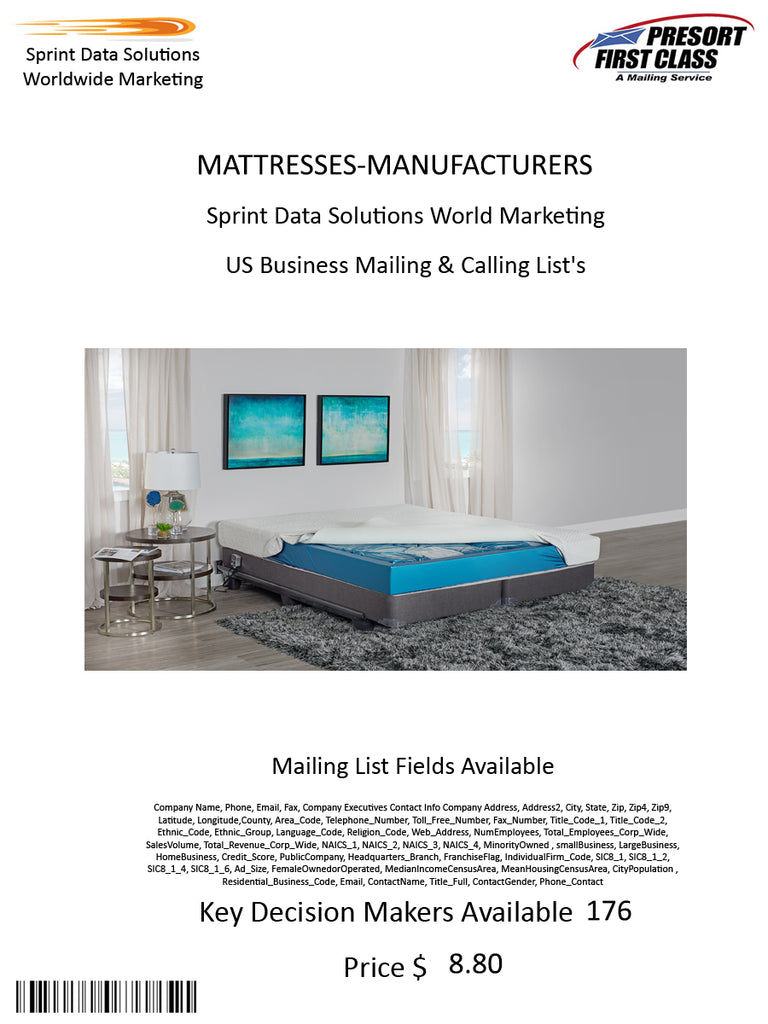 MATTRESSES-MANUFACTURERS