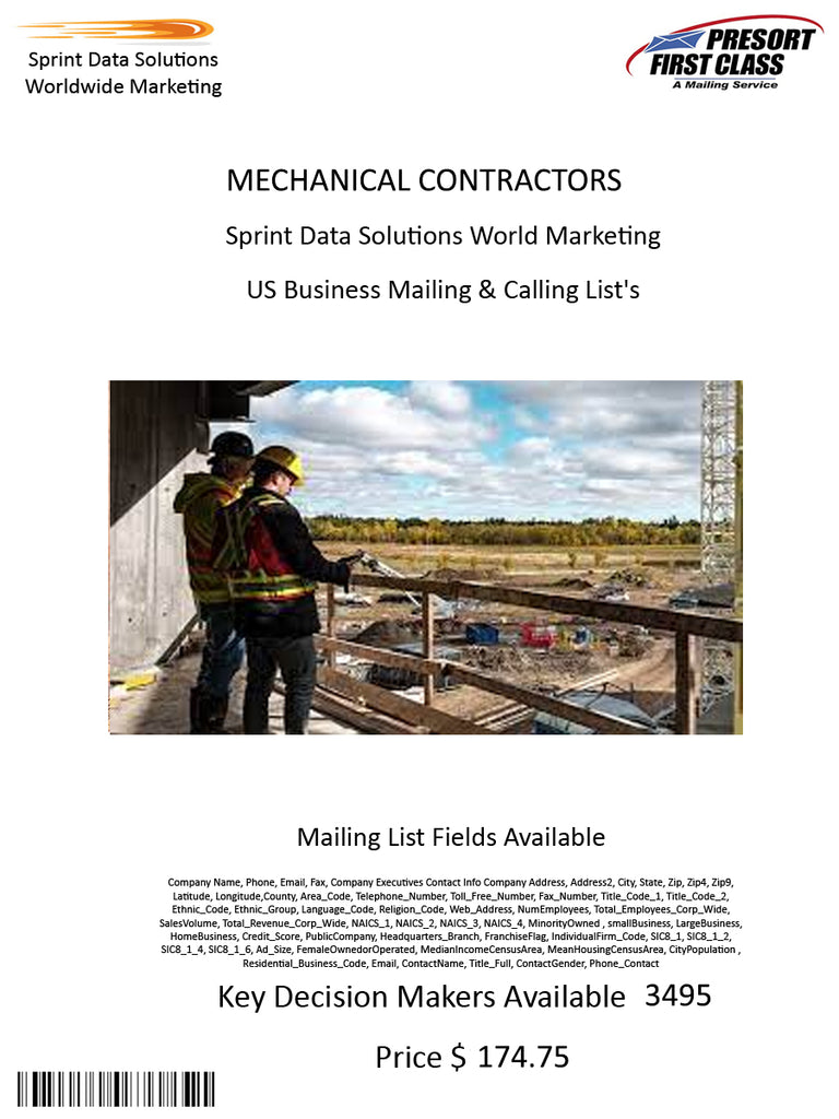 MECHANICAL CONTRACTORS