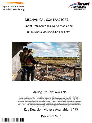 MECHANICAL CONTRACTORS