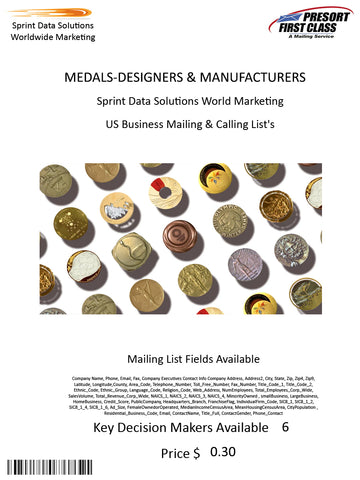 MEDALS-DESIGNERS & MANUFACTURERS