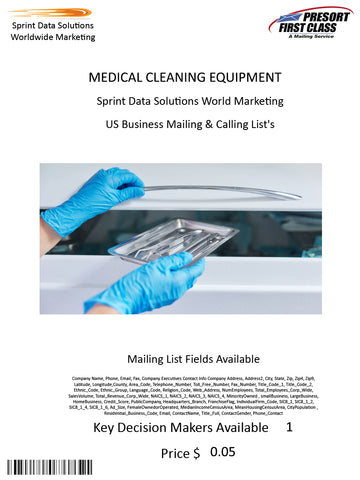 MEDICAL CLEANING EQUIPMENT