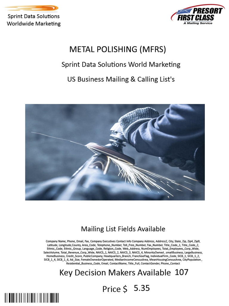 METAL POLISHING (MFRS)