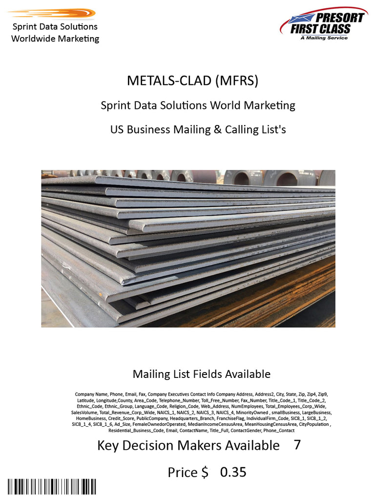 METALS-CLAD (MFRS)