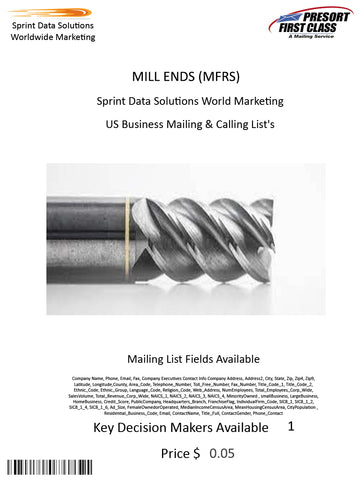 MILL ENDS (MFRS)