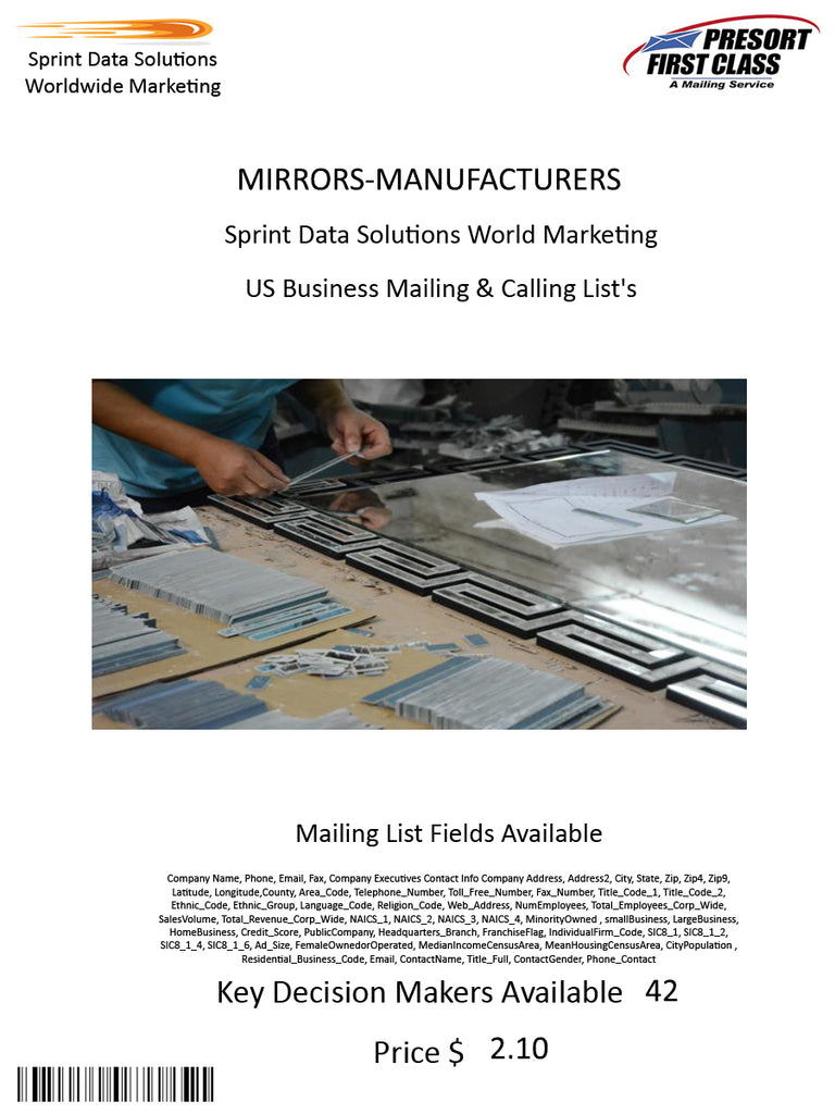 MIRRORS-MANUFACTURERS