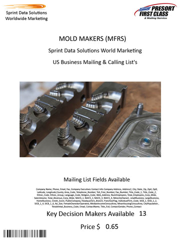 MOLD MAKERS (MFRS)