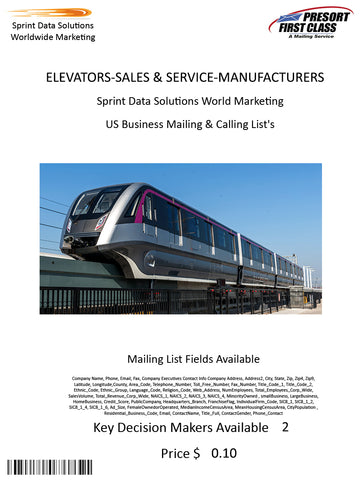 MONORAIL TRANSIT SYSTEMS-MANUFACTURERS