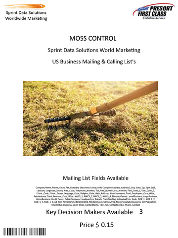 MOSS CONTROL