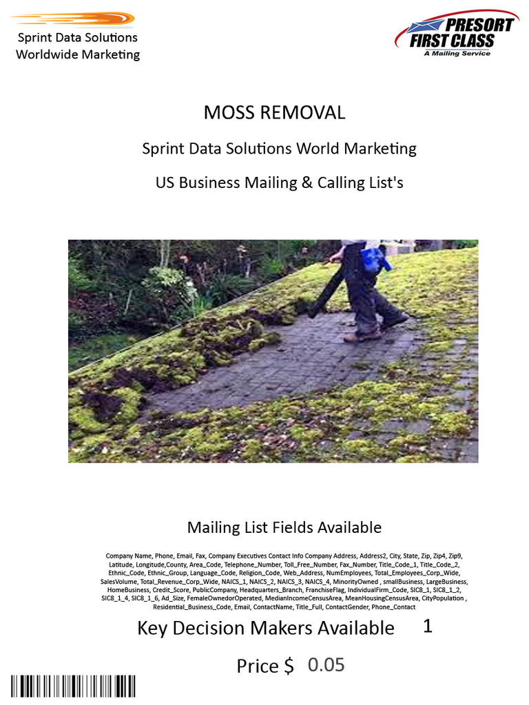 MOSS REMOVAL