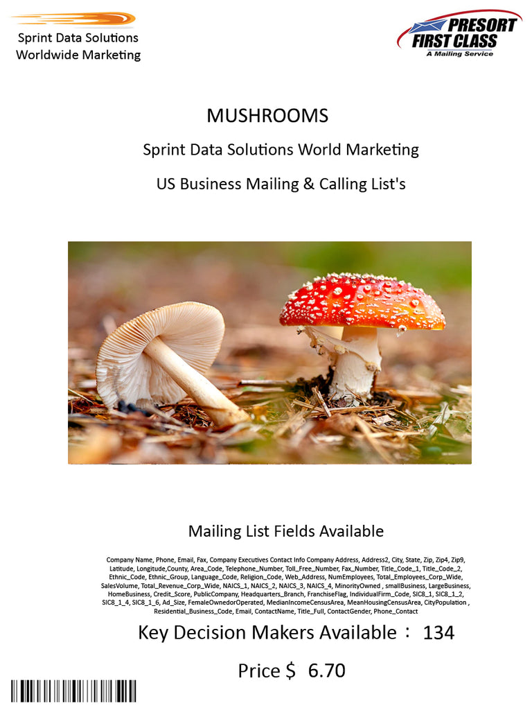 MUSHROOMS