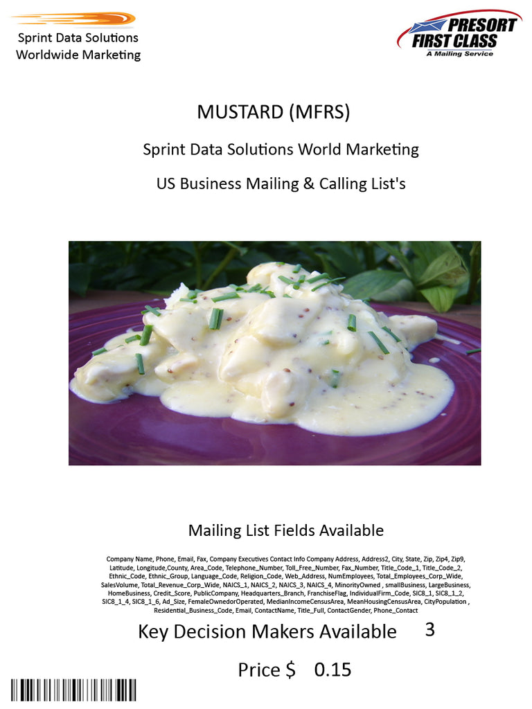 MUSTARD (MFRS)