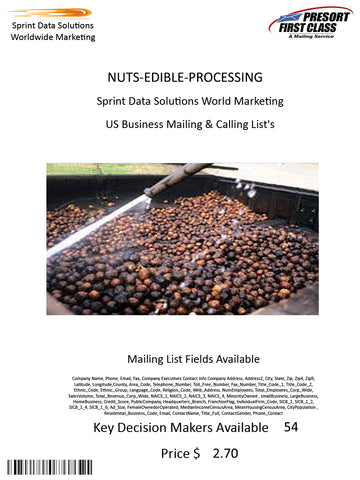 NUTS-EDIBLE-PROCESSING