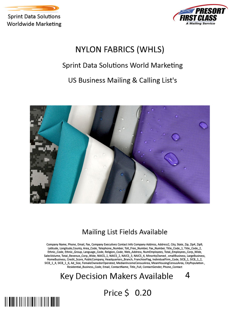 NYLON FABRICS (WHLS)