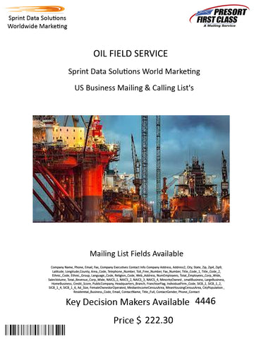 OIL FIELD SERVICE