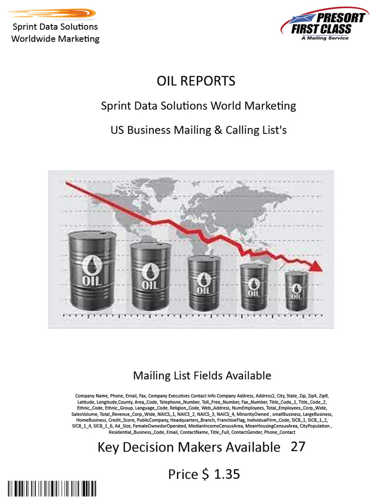 OIL REPORTS