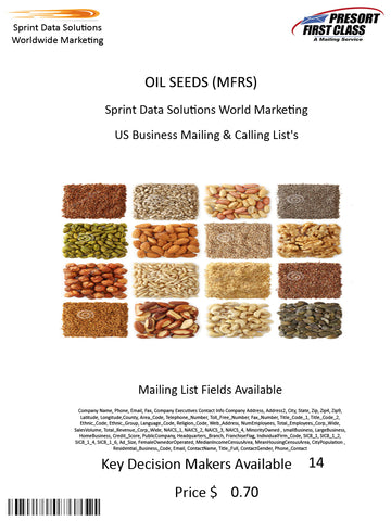 OIL SEEDS (MFRS)