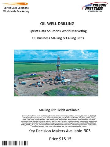 OIL WELL DRILLING