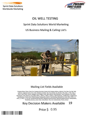 OIL WELL TESTING