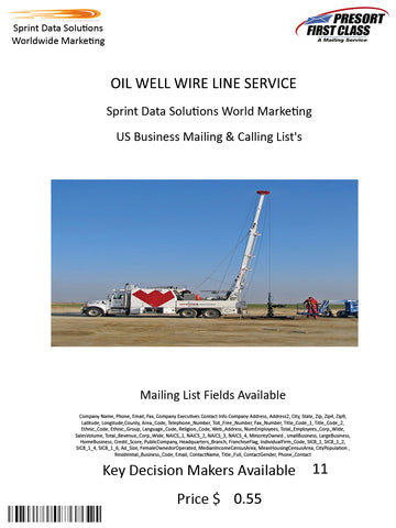 OIL WELL WIRE LINE SERVICE