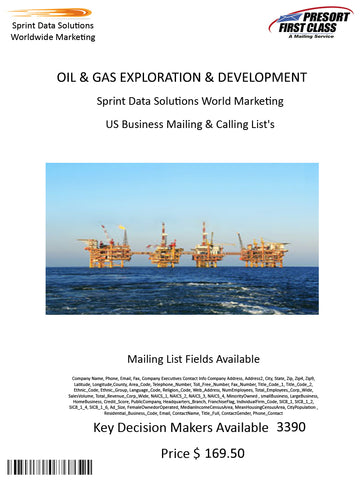 OIL & GAS EXPLORATION & DEVELOPMENT