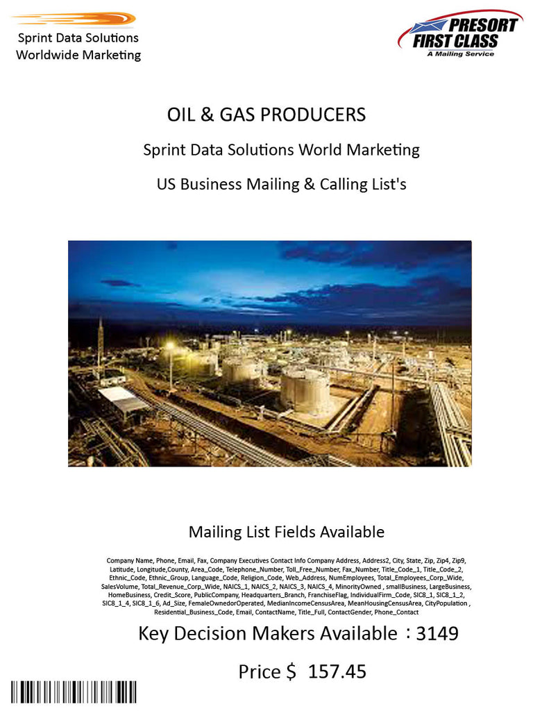 OIL & GAS PRODUCERS