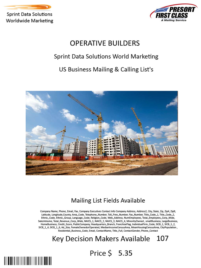 OPERATIVE BUILDERS