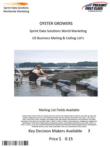 OYSTER GROWERS