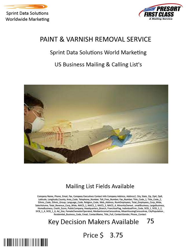 PAINT & VARNISH REMOVAL SERVICE