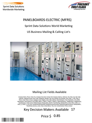 PANELBOARDS-ELECTRIC (MFRS)