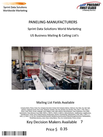 PANELING-MANUFACTURERS