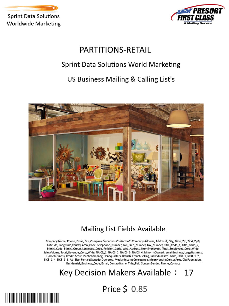 PARTITIONS-RETAIL