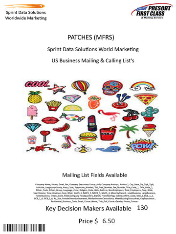 PATCHES (MFRS)