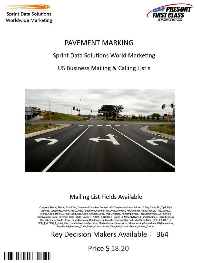 PAVEMENT MARKING