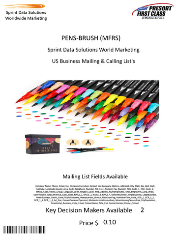 PENS-BRUSH (MFRS)