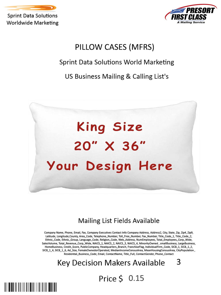 PILLOW CASES (MFRS)