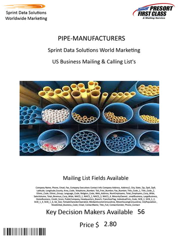 PIPE-MANUFACTURERS