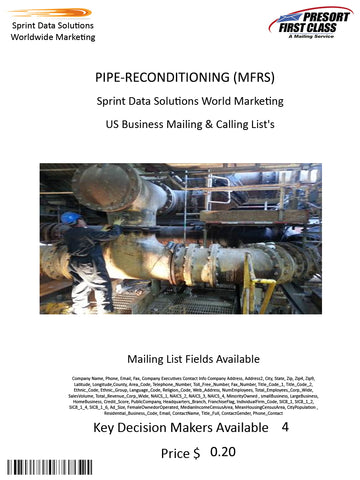 PIPE-RECONDITIONING (MFRS)