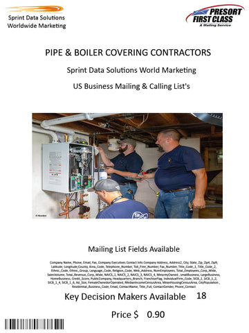 PIPE & BOILER COVERING CONTRACTORS